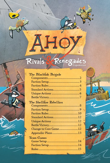 Cover of the Ahoy Rivals & Renegades Rule Book