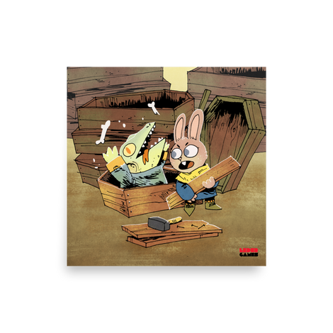 Root Coffin Makers Art Print