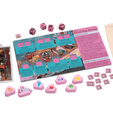 Coral Cap Pirates player board and components