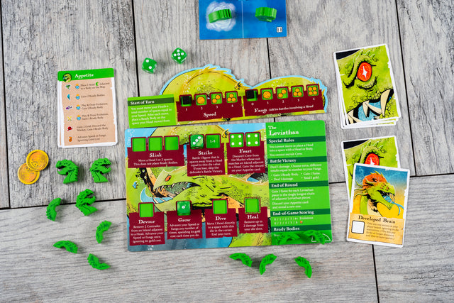 Leviathan player board and components