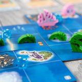 Close up on the Leviathan meeples in-play