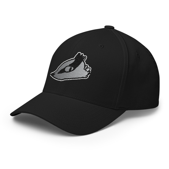 Keepers in Iron VP on Black baseball cap, three-quarter view