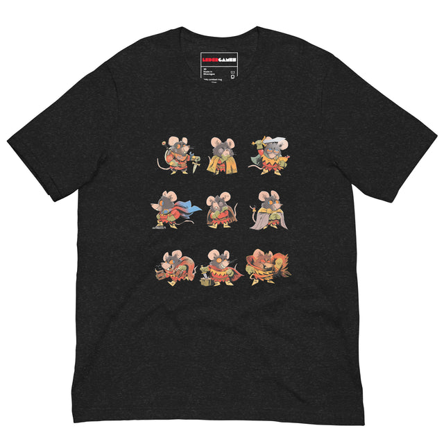 Lord of the Hundreds Mood Tee on Dark Grey Heather