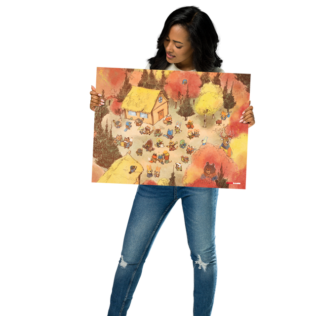 Root Hirelings Storage Box Art Print