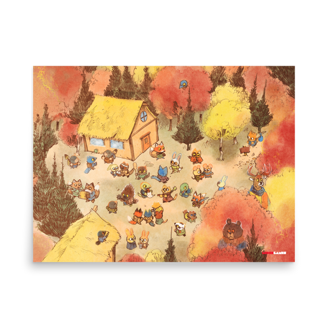 Root Hirelings Storage Box Art Print