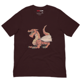 Oxblood red t-shirt with the red dragon from Vast TCC