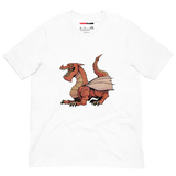 White t-shirt with the red dragon from Vast TCC