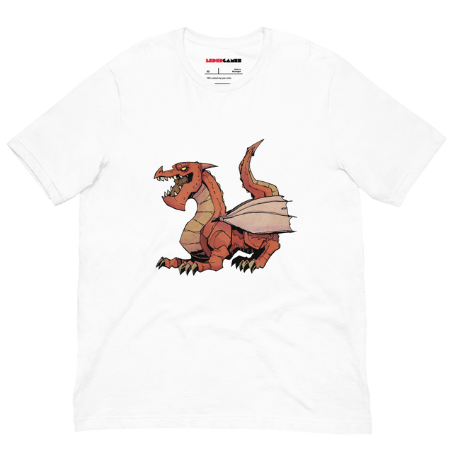 White t-shirt with the red dragon from Vast TCC