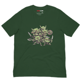 Green t-shirt with the goblin crew from Vast TCC