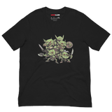Black t-shirt with the goblin crew from Vast TCC