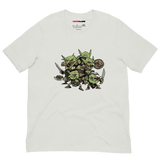 White t-shirt with the goblin crew from Vast TCC