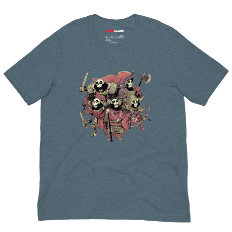 Slate t-shirt with the skeleton crew from Vast TMM