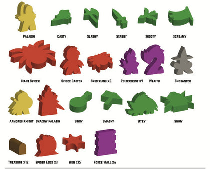 Vast: The Mysterious Manor Wooden Meeples